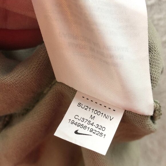 Nike Mens Athletic Short Medium Drawstring Pull On Running Activewear Green - Picture 12 of 14